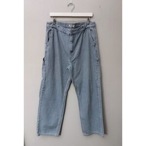 Carhartt WIP Work in Progress RW Relaxed Straight Jeans Womens 34 Carpenter READ